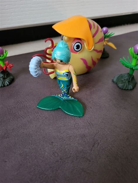 Playmobil Magic Sirene Avec Sonde Escargot Playmobil Beebs