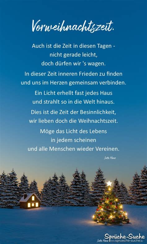 Vorweihnachtszeit Gedanken Zur Weihnachtszeit Weihnachten Gedichte