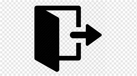 Black Door Exit Computer Icons Iconfinder Door Icons No Attribution