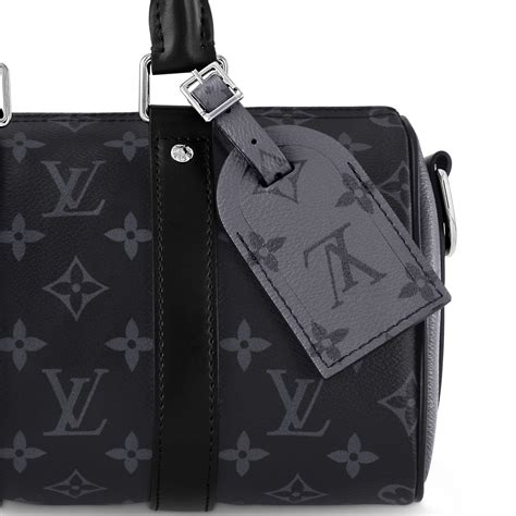 Keepall Bandoulière 25 Monogram Eclipse Men Bags Louis Vuitton