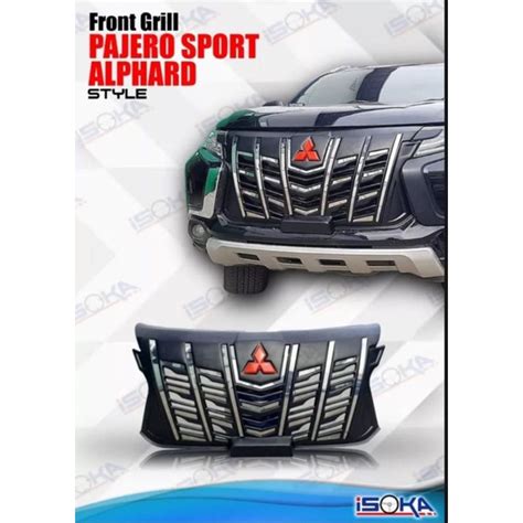 Jual GRILL ALL NEW PAJERO MODEL ALPHARD BAHAN PLASTIK ABS Shopee