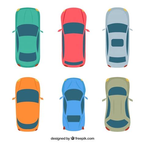 Car Plan View Vector at Vectorified.com | Collection of Car Plan View ...