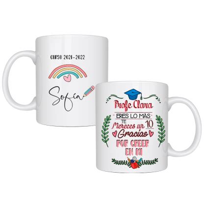 Taza Personalizada Eres La Mejor Profe Del Mundo T Personalizas