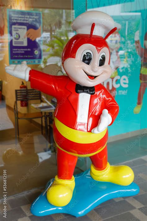 Statue of the Jollibee Mascot Statue, Manila Philippines Stock Photo | Adobe Stock