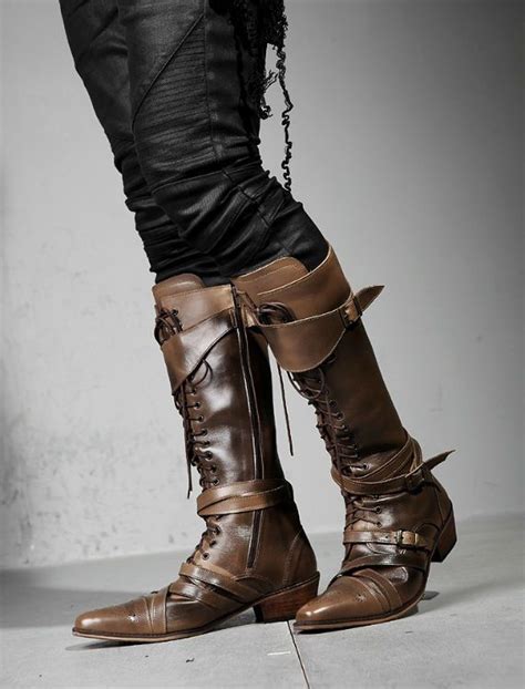 A Estética Steampunk E A Moda Masculina Canal Masculino Botas Steampunk Botas Para Homens