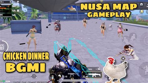 Bgmi First Nusa Map Chicken Dinner Gameplay Nusa Map Gameplay