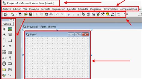 Partes De La Ventana De Visual Basic Youtube