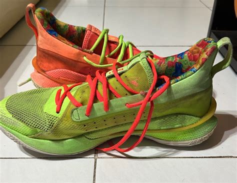 Curry 7 Sour Patch Mismatch Mens Fashion Footwear Sneakers On Carousell