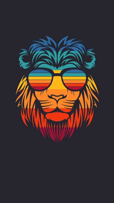 Download Rainbow Leo Lion Wallpaper