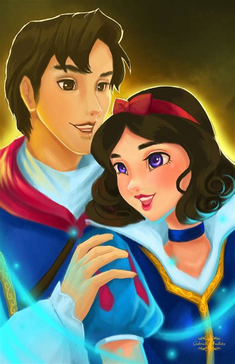 Snow White And Prince Charming By Gabrielleandhita On Deviantart Snow