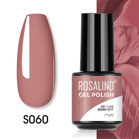 Rosalind Vienspalvis Gelinis Lakas LED UV 5ml Nude S060 Nagų Draugas