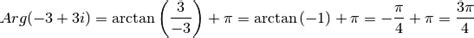 Modulo E Argomento Di Un Numero Complesso