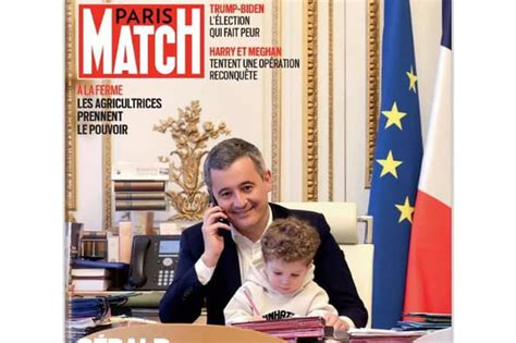 Darmanin dans Paris Match ses enfants très exposés est ce légal