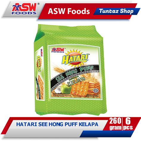 Hatari See Hong Puff Kelapa 6 Pcs 245 Gram Lazada Indonesia