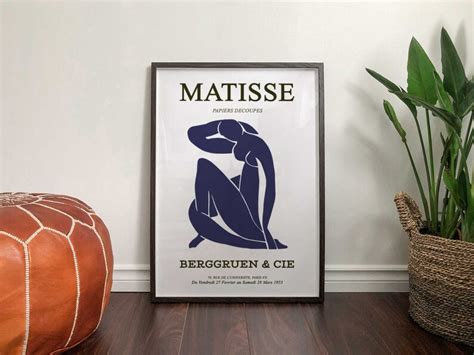 Henri Matisse Nu Blue Poster Matisse Blu Nude Matisse Blue Etsy