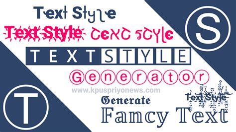 Text Style Generator 𝓒𝓸𝓹𝔂 🅰🅽🅳 𝓟𝓪𝓼𝓽𝓮 Fancy Text