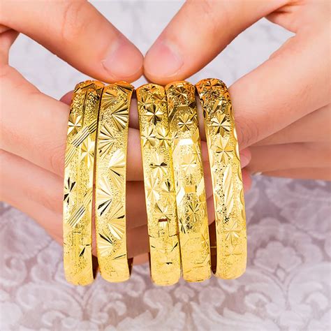 Hot Sale K Gold Bracelet Luxury Accessories K Gold Dubai Gold