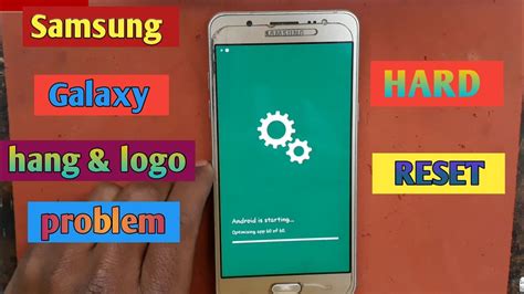 Samsung J5 610 Hang And Logo Hard Reset Youtube