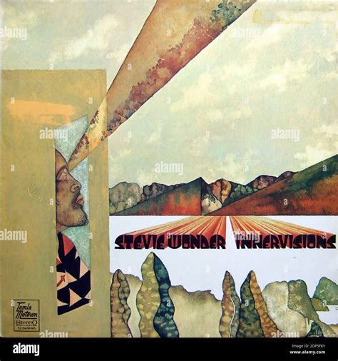 Stevie Wonder - Innervisions 01 - Vintage vinyl album cover Stock Photo - Alamy