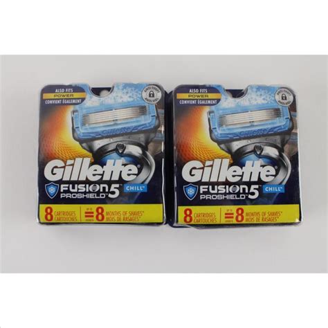 Gillette Fusion 5 Proshield Chill Replacement Razor Cartridge 8 Packs