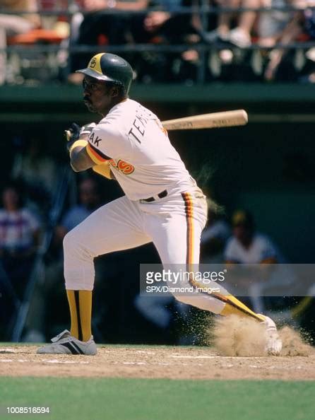 Garry Templeton Of The San Diego Padres At Bat During A Game From