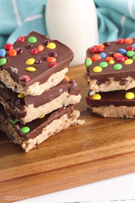 No Bake Cookie Dough Bars An Easy Cookie Dough Bar Recipe