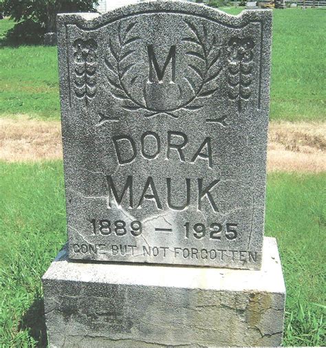 Dora Leanora McKean Mauk 1890 1925 Find A Grave Memorial