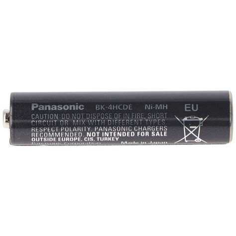 Panasonic Eneloop Pro Préchargé Pack De 2 Batteries Rechargeables Bk