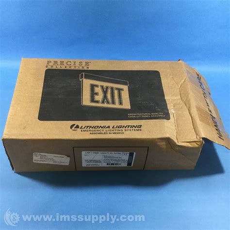 Lithonia Lighting Lrp Rmr El N Pnl Emergency Exit Sign