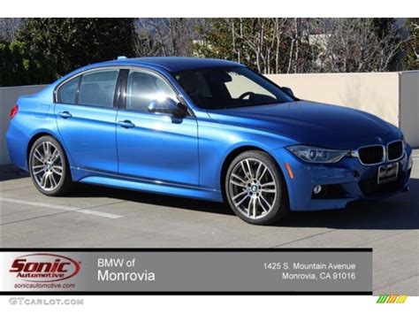 2015 Estoril Blue Bmw 3 Series 335i Sedan 101487758 Car Color Galleries