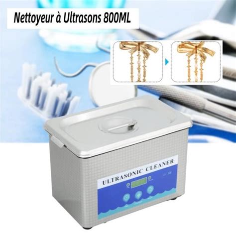 MAG Nettoyeur À Ultrasons 800Ml Appareil Nettoyeur Domestique