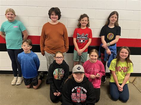 Proudly Presenting Pike Elementary Schools January Students Of The