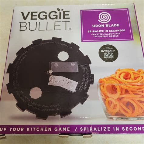 Veggie Bullet Blade Lot Of 2 Udon And Ribbon Blades New In Packages Ebay