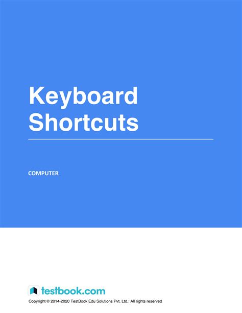 Solution Keyboard Shortcuts Study Notes Studypool