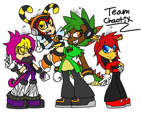 Humanized Team Chaotix By Ace The Artist On Deviantart