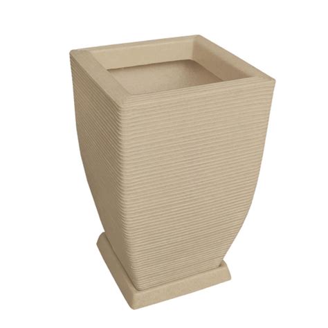 Vaso De Planta Decorativo Polietileno 60X38Cm Prato Areia em Promoção