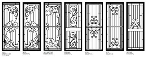 Decorative Aluminium Security Doors