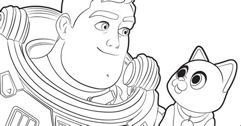 Sox And Buzz Lightyear Coloring Page Free Printable Coloring Pages