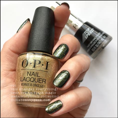 Opi Metamorphosis Collection Swatches Review Beautygeeks