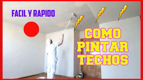 COMO PINTAR TECHOS CON RODILLO SIN SALPICAR Y SIN DEJAR MARCAS