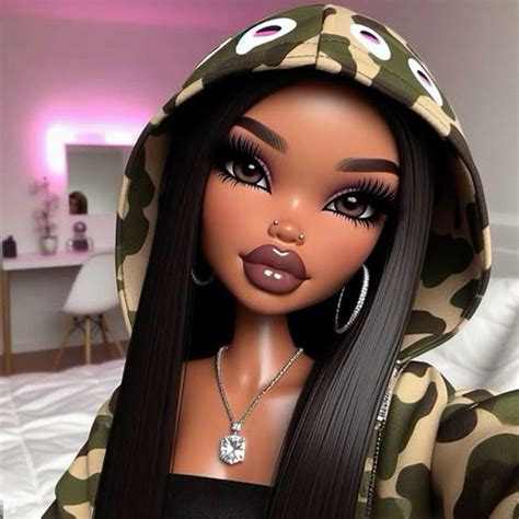 Pfp Bratz Doll Black Bratz Doll Girly Fashion Pink Bratz Doll