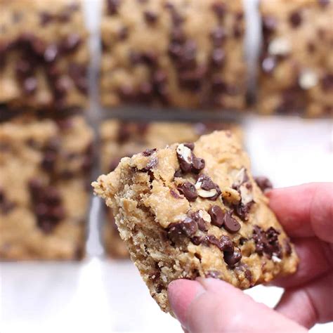 Oatmeal Chocolate Chip Cookie Bars Green Smoothie Gourmet
