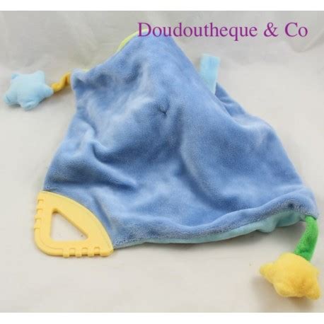 Doudou Plat Gar On Mots D Enfants Lutin Bleu Cm Sos Doudou