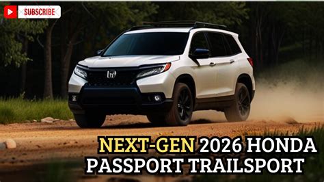 First Look Honda Passport Trailsport Significant Changes Made