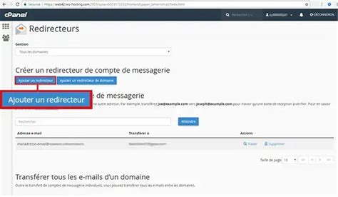 Comment Cr Er Une Redirection Email Dans Cpanel Lws