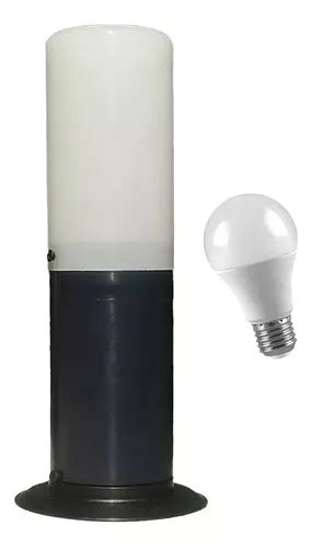 Pack X Aplique De Piso Tubo Difusor Farol De Pvc Para Jardin