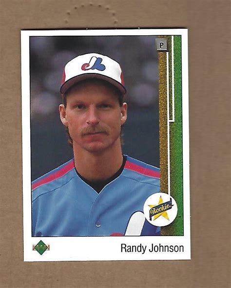 1989 UPPER DECK RANDY JOHNSON ROOKIE 25 MINT EBay