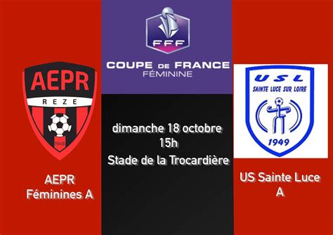 Actualité Affiche du week end club Football AEPR Rezé Football Footeo