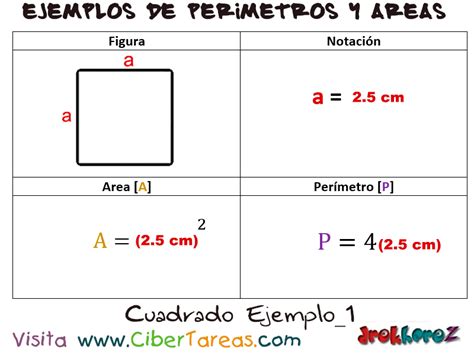 Formula Para Calcular El Perimetro Y Area De Un Cuadrado Printable Online