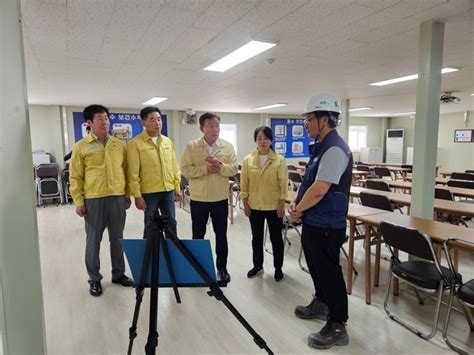 익산시의회 산업건설위 마동 신축아파트 관련 긴급 현장방문